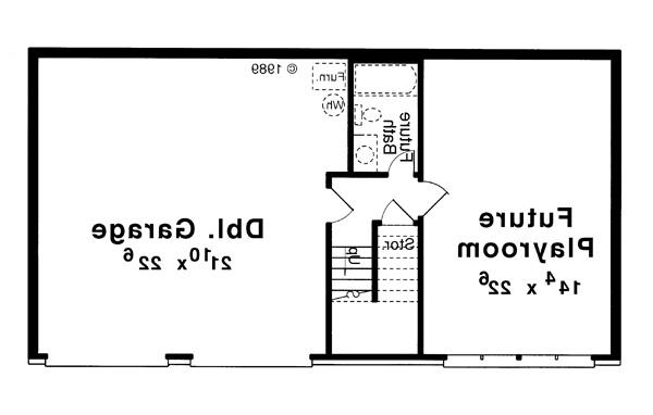 Lower Level image of DONAHUE House Plan